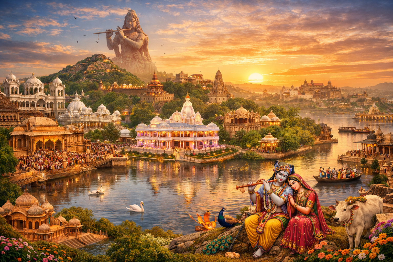 Vrindavan Temple Timings 2026 – Banke Bihari, Prem Mandir & ISKCON Darshan Guide